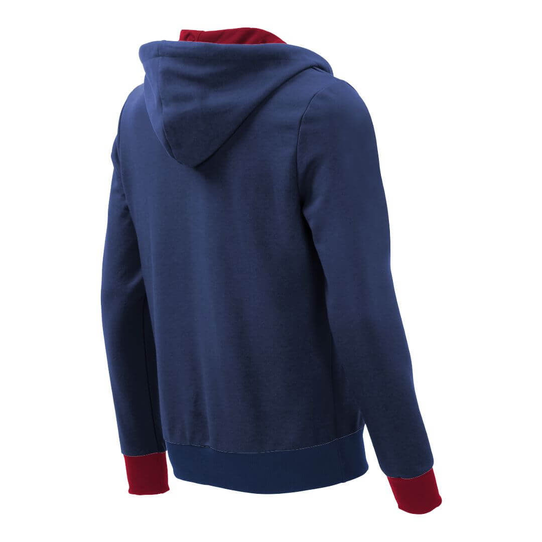 Kapuzenpullover mit Schalkragen_fairtrade_blau_7B9G0Y_rueck