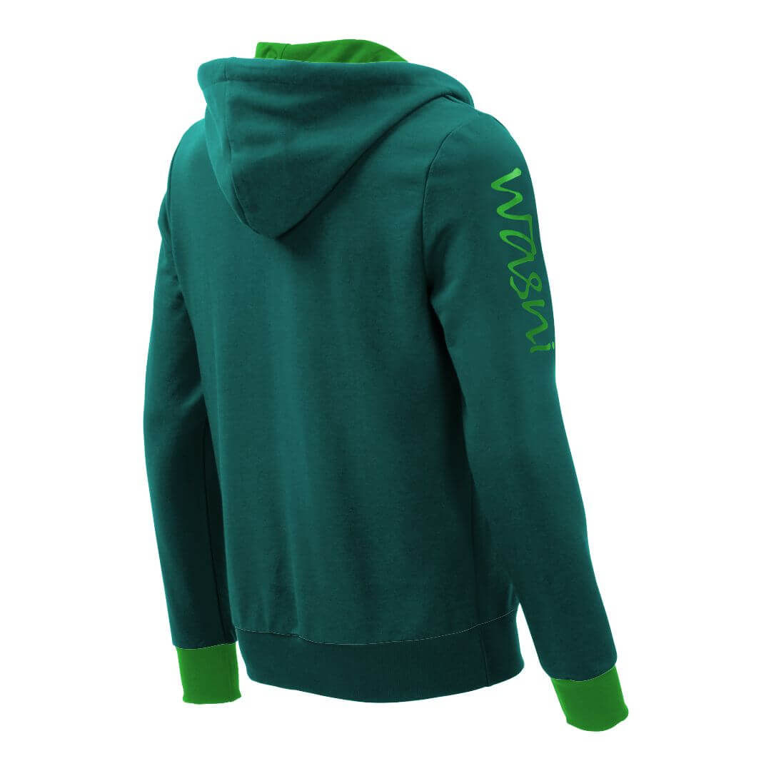 Kapuzenpullover mit Schalkragen_fairtrade_petrol_ZU0Q51_rueck