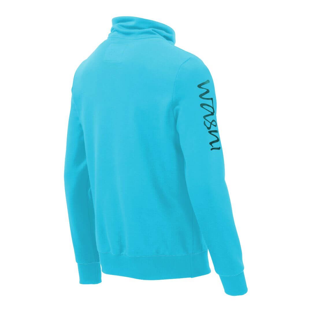 Pullover mit Schalkragen_fairtrade_tuerkis_C98YDZ_rueck