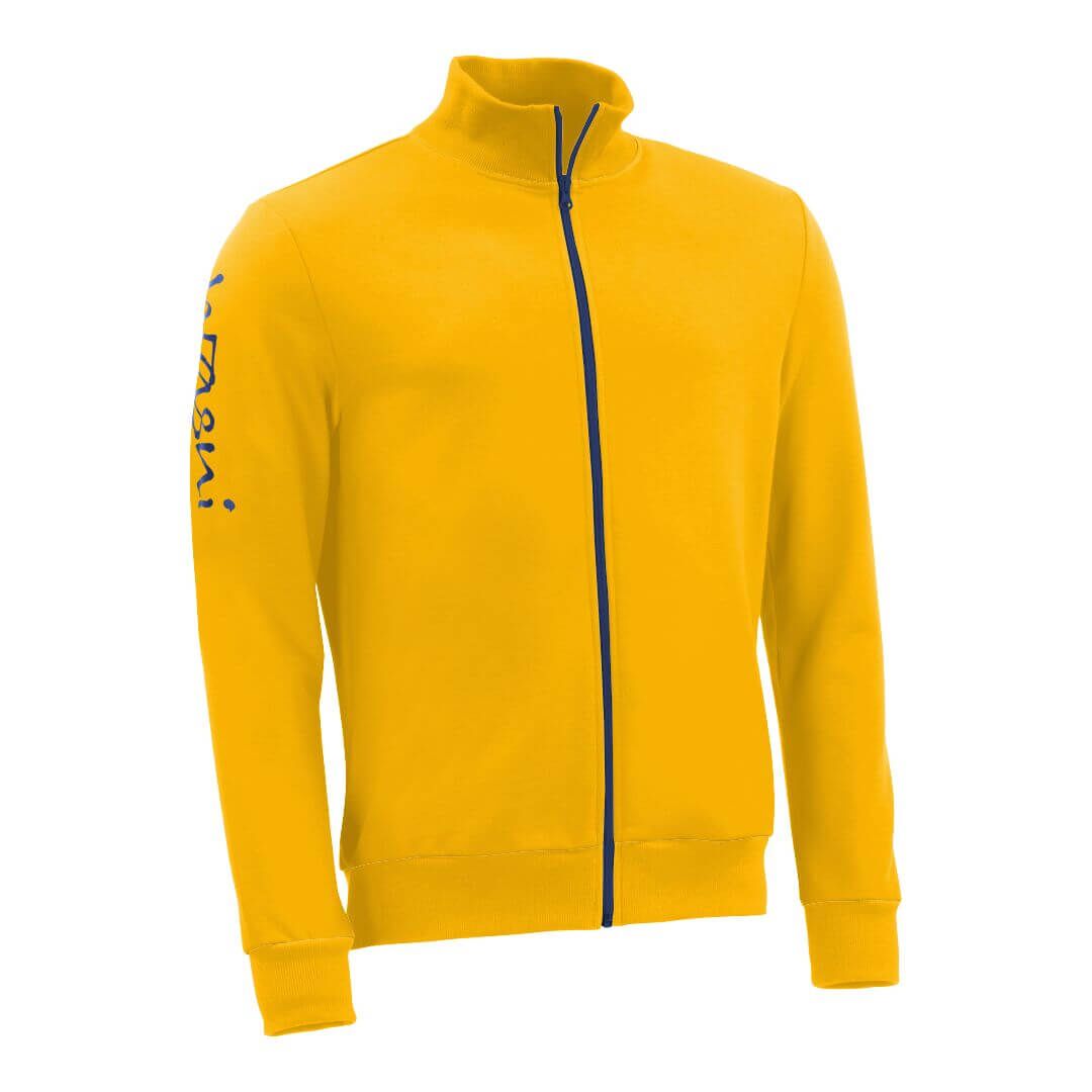 Stehkragenjacke_fairtrade_gelb_AN5QXZ_front