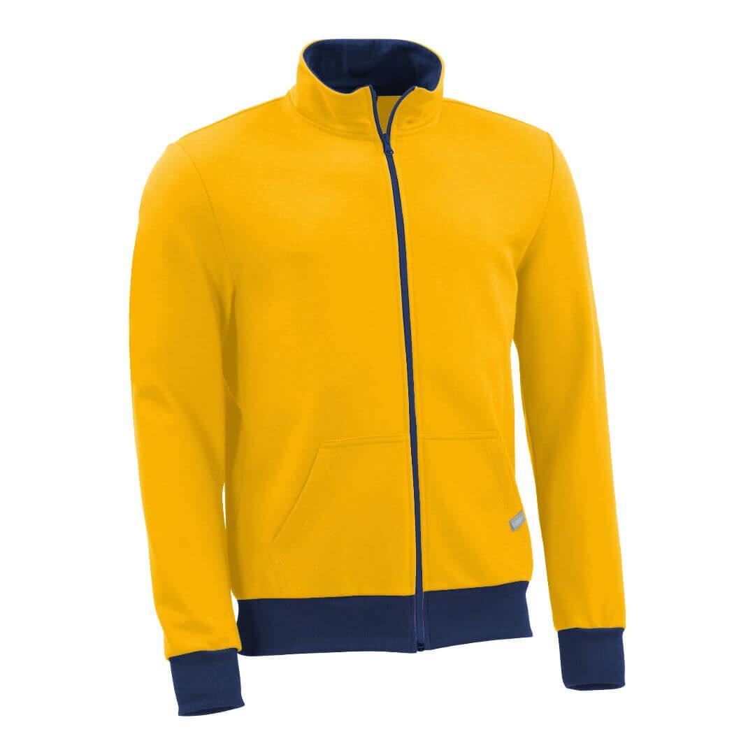 Sweatjacke_fairtrade_gelb_VBCY79_front