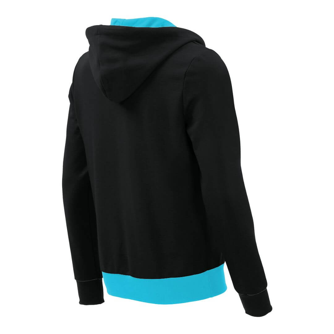 Kapuzenpullover mit Schalkragen_fairtrade_schwarz_UXYSAO_rueck