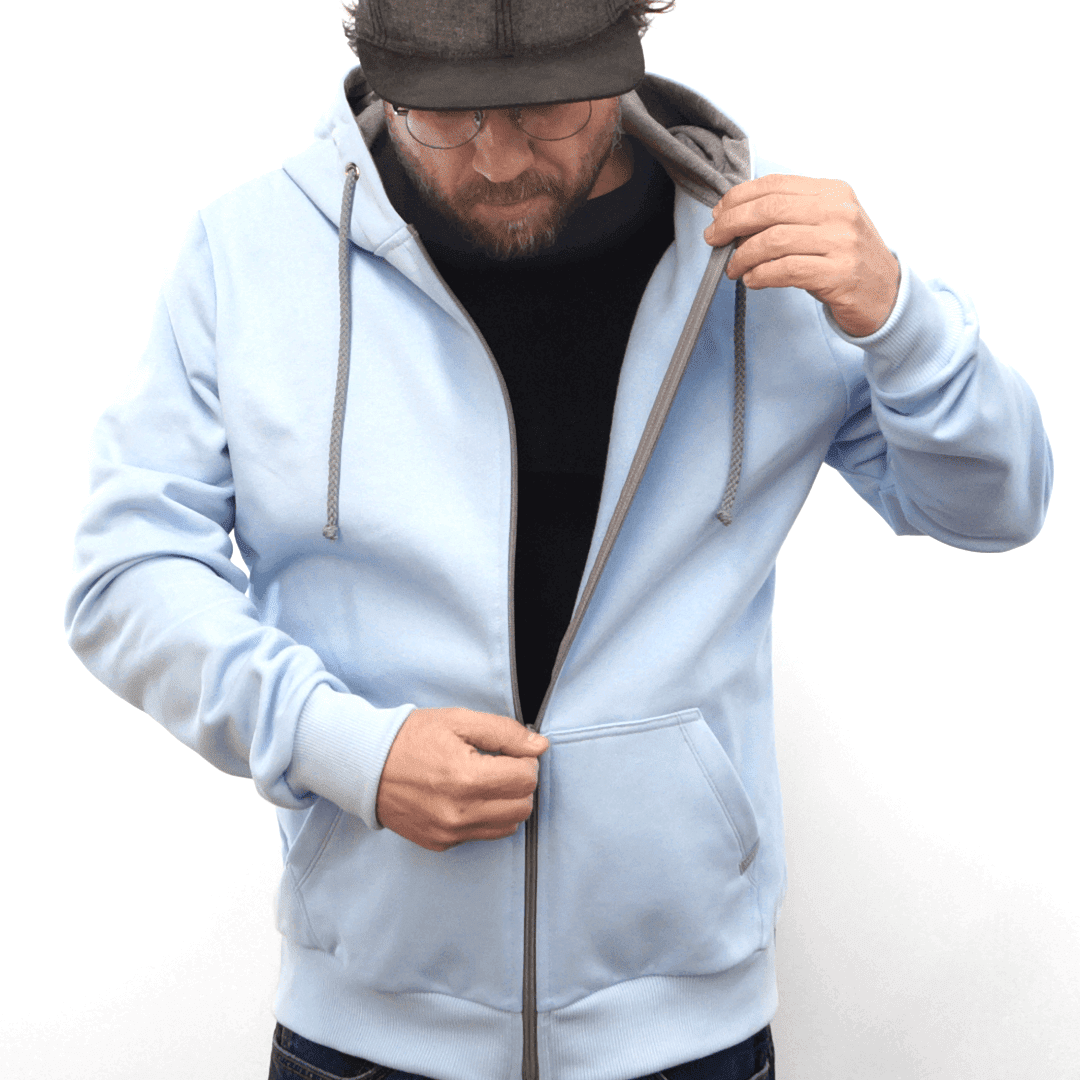 himmelblau_mRV_03 babyblau zip hoodie baby blue hellblau kapuzenjacke babyblaue