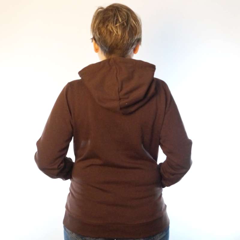 braun made in germany Hoodie fair fashion biobaumwolle öko slow fashion Hoodie