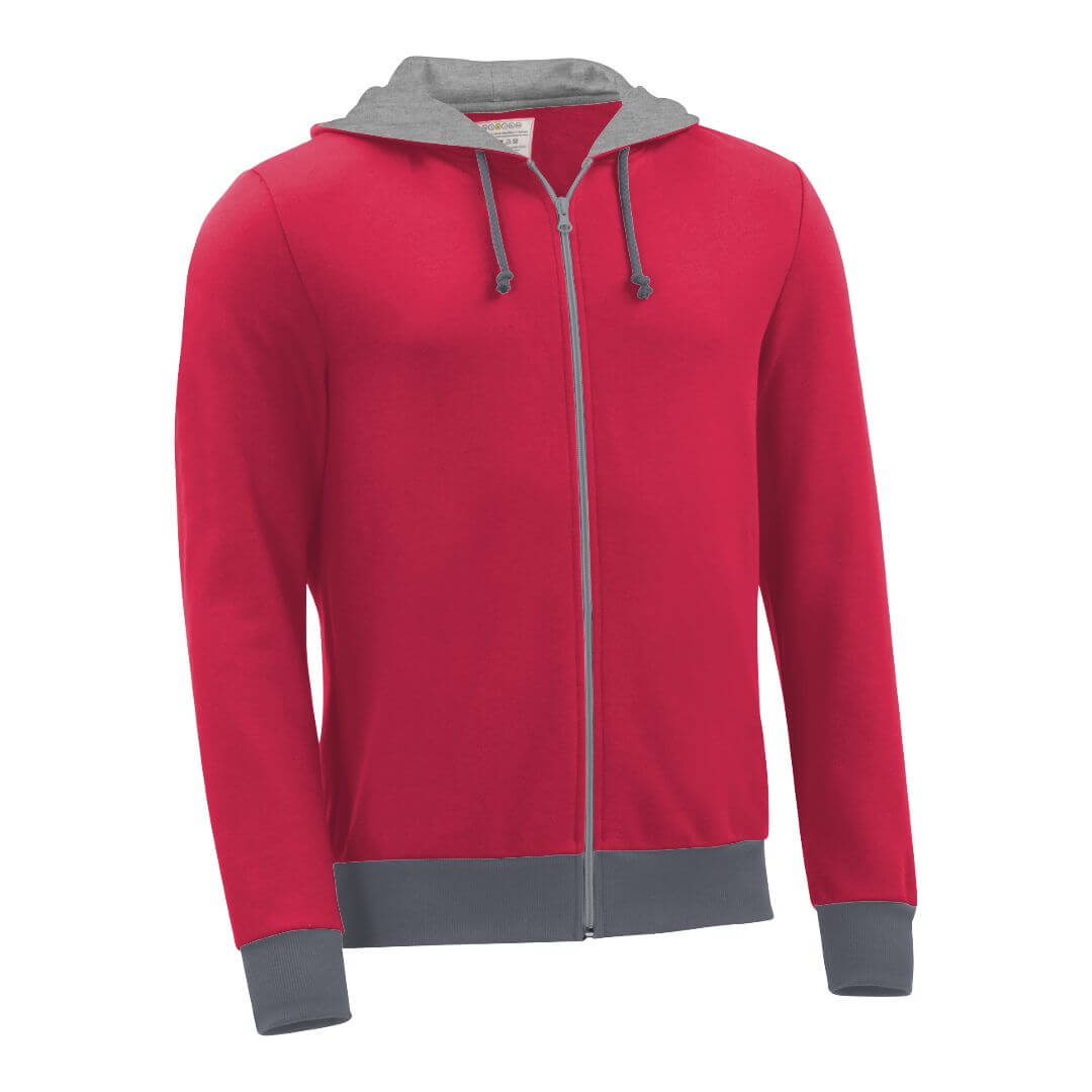 Kapuzenjacke_fairtrade_himbeer_DGEKGK_front