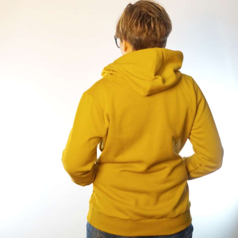senf zip Hoodie fair fashion biobaumwolle öko slow fashion