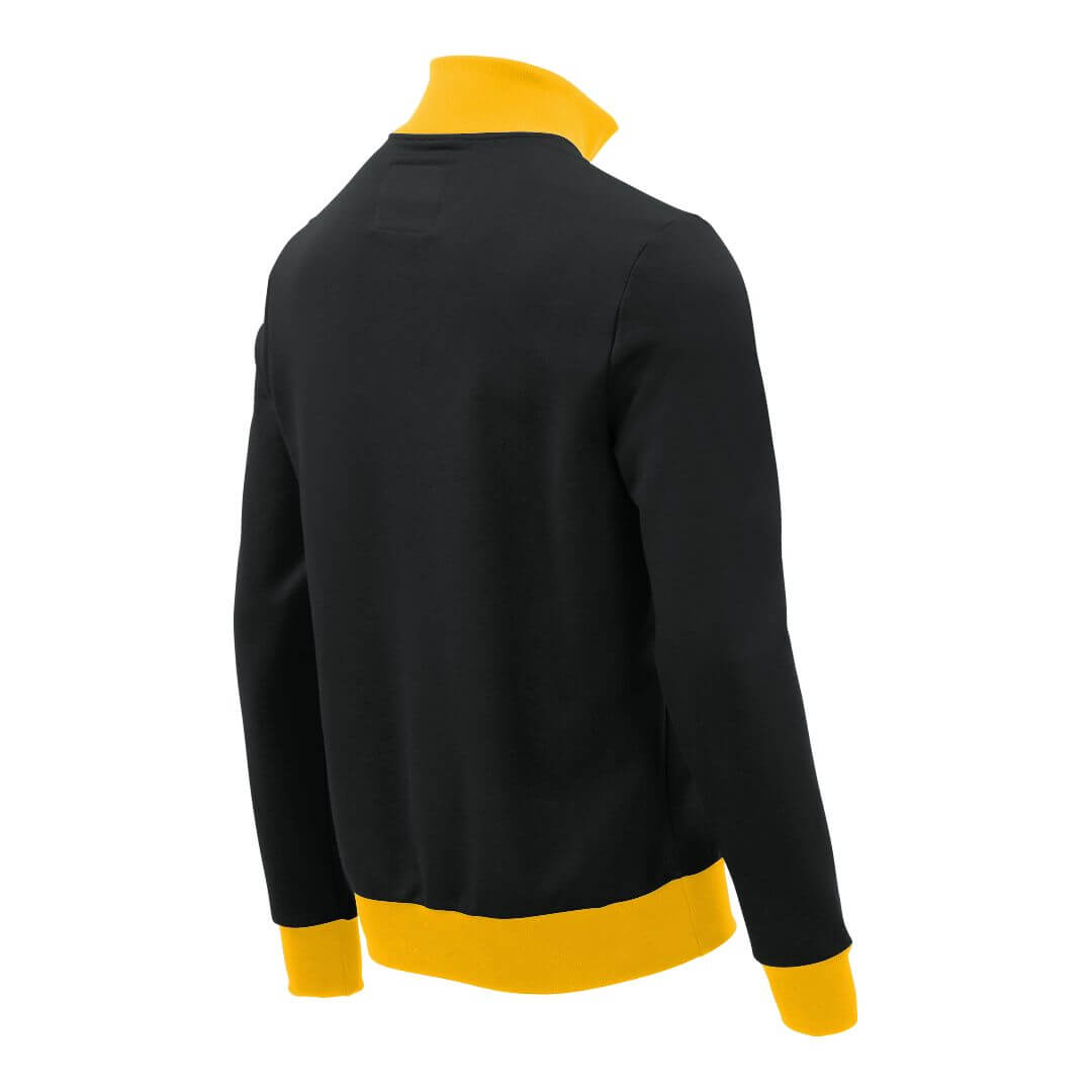 Stehkragenjacke_fairtrade_schwarz_W4RKDA_rueck