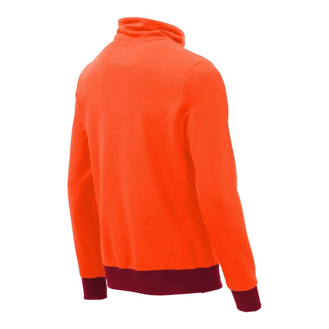 Pullover mit Schalkragen_fairtrade_orange_RRC7C3_rueck