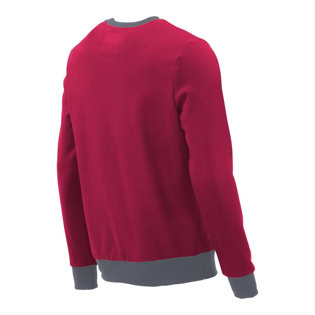 Pullover mit V-Ausschnitt_fairtrade_weinrot_SP90JL_rueck