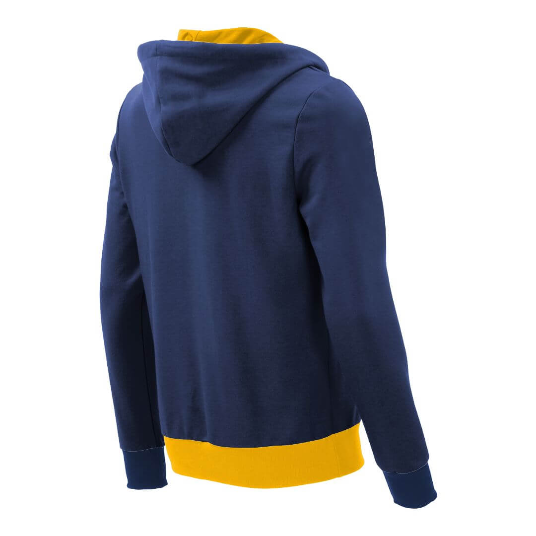 Kapuzenpullover mit Schalkragen_fairtrade_blau_DXOOW1_rueck