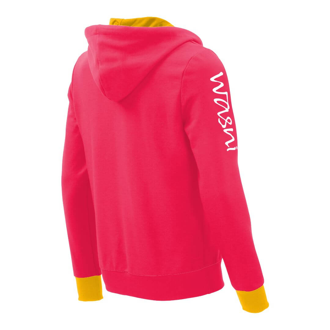 Kapuzenpullover mit Schalkragen_fairtrade_pink_O5A8QC_rueck