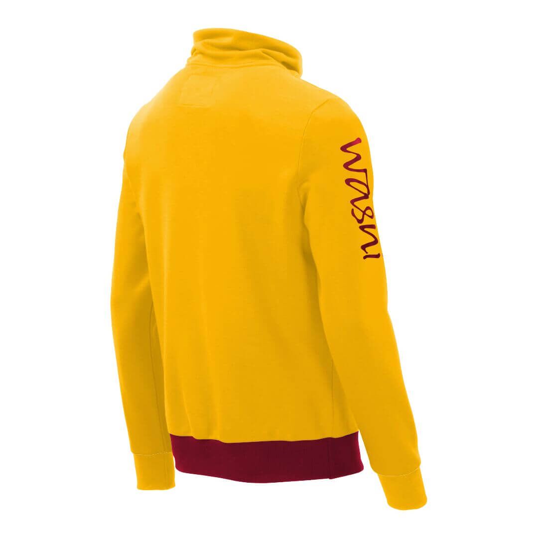 Pullover mit Schalkragen_fairtrade_gelb_YZLXUM_rueck