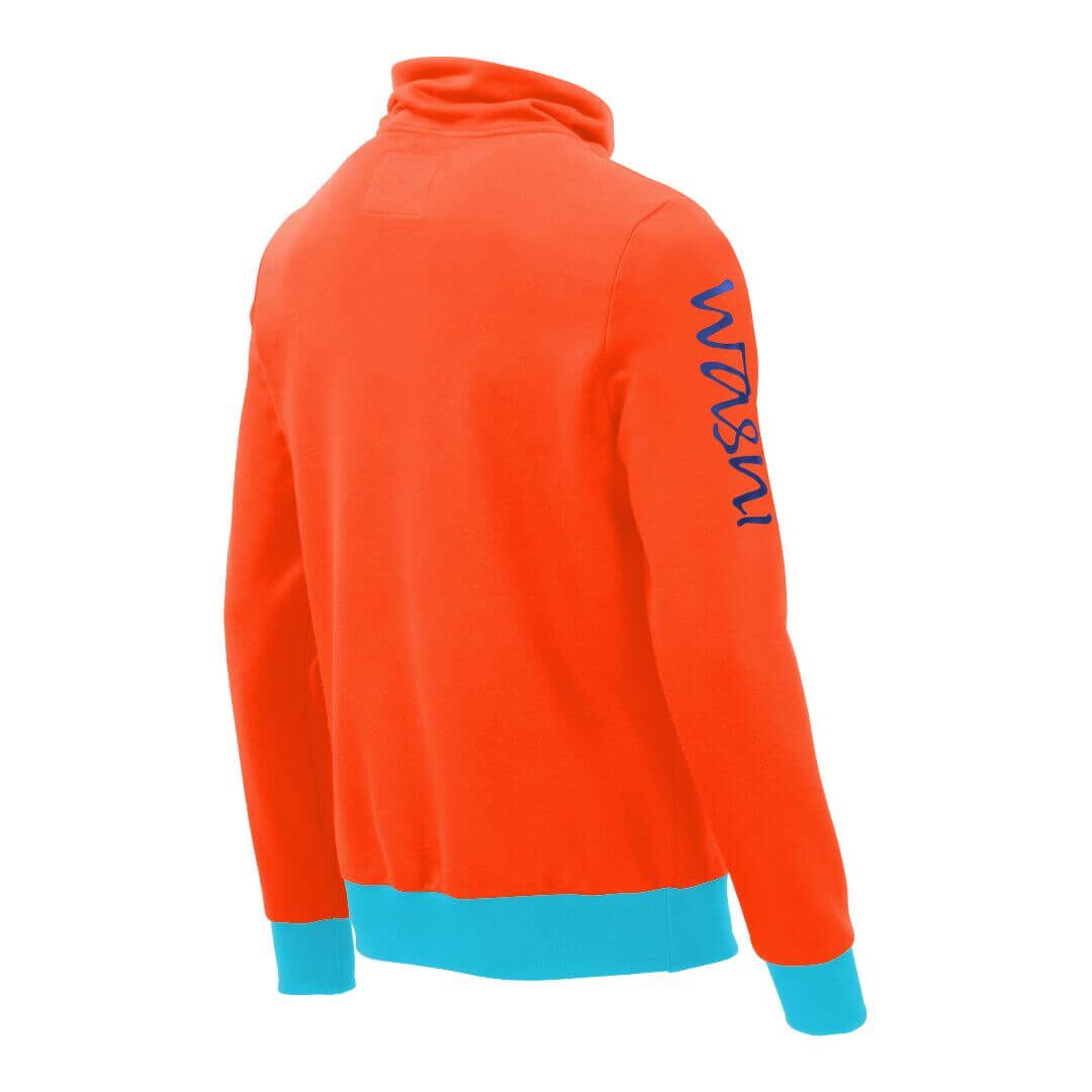 Pullover mit Schalkragen_fairtrade_orange_S8ZUQY_rueck