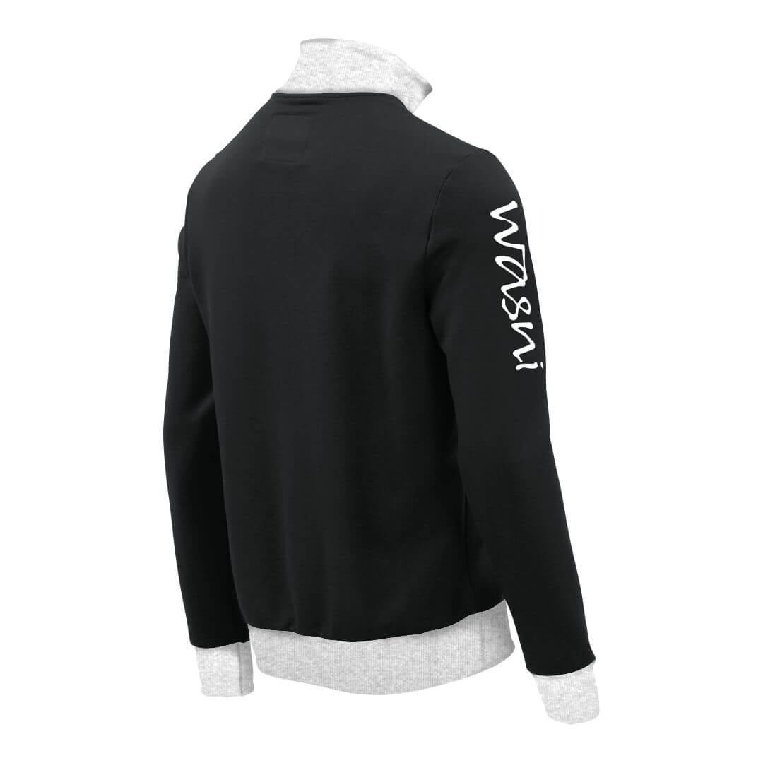 Stehkragenjacke_fairtrade_schwarz_GSNURH_rueck