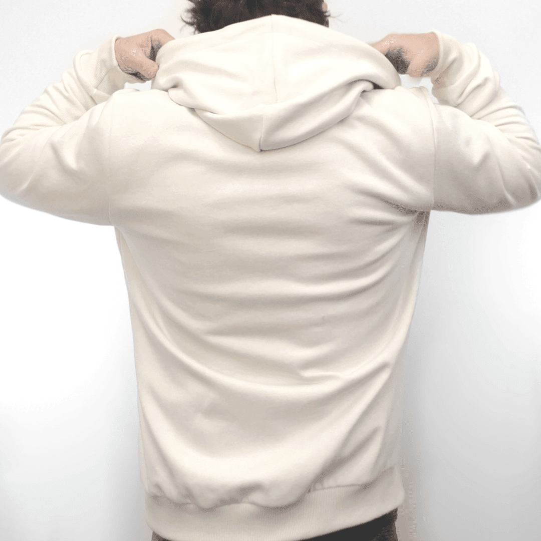 ecru_mRV_01 eggshell white organic zip hoodie eierschale off white fair fashion kapuzenjacke