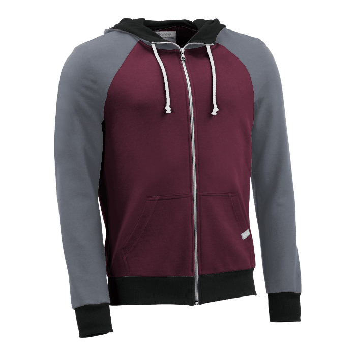 Sweatjacke Raglan Zipper bio fair made in Germany 2Q5DTQ