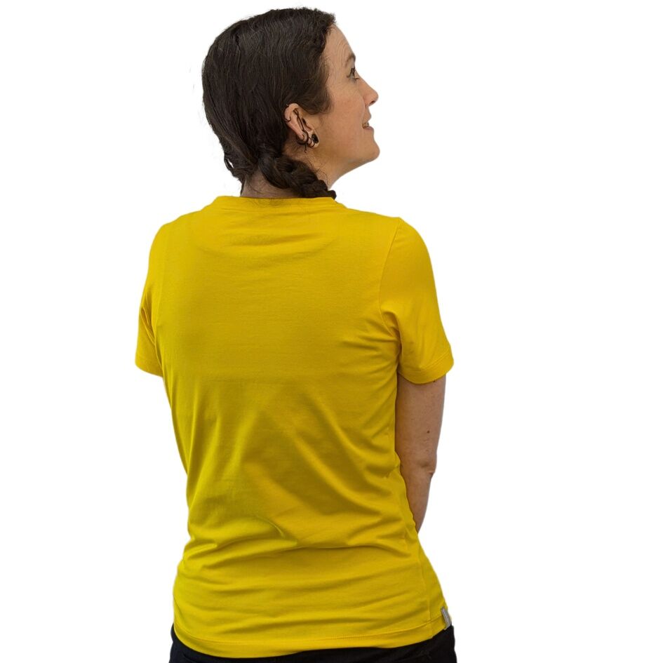 t-shirt_frau_stretch_baumwolle_fair_gelb_rueck