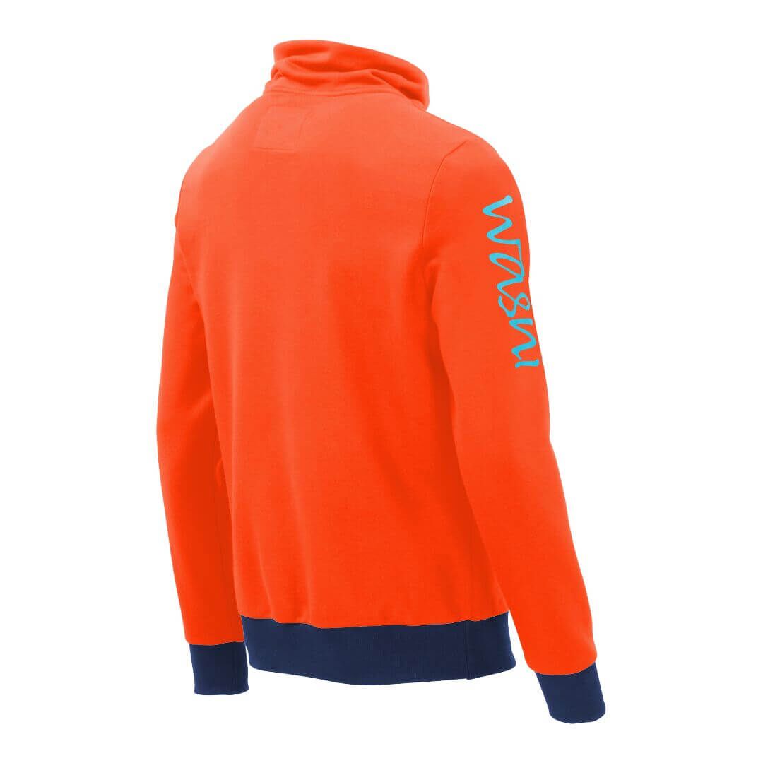 Pullover mit Schalkragen_fairtrade_orange_ZBJCBB_rueck