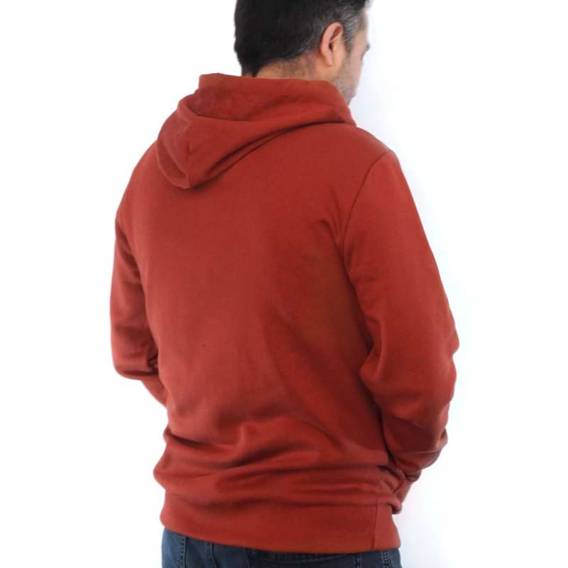 chili zip Hoodie fair fashion biobaumwolle öko slow fashion Hoodie red rote Jacke rote Kapuzenjacke