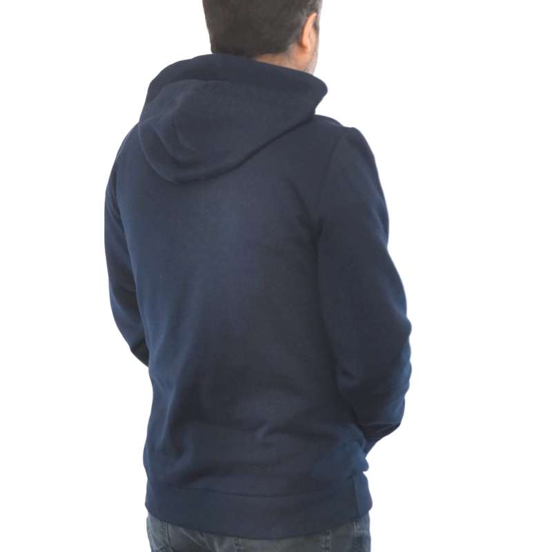marine Hoodie fair fashion biobaumwolle dunkelblauer navy hoodie blauer öko slow fashion Hoodie blau dunkelblau