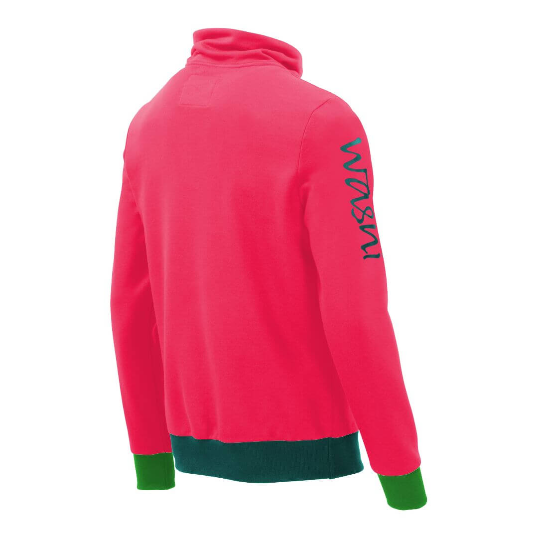 Pullover mit Schalkragen_fairtrade_pink_J6M2FL_rueck