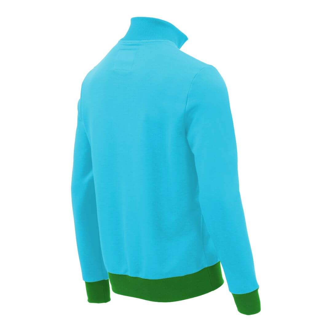 Stehkragenjacke_fairtrade_tuerkis_PU7EF3_rueck