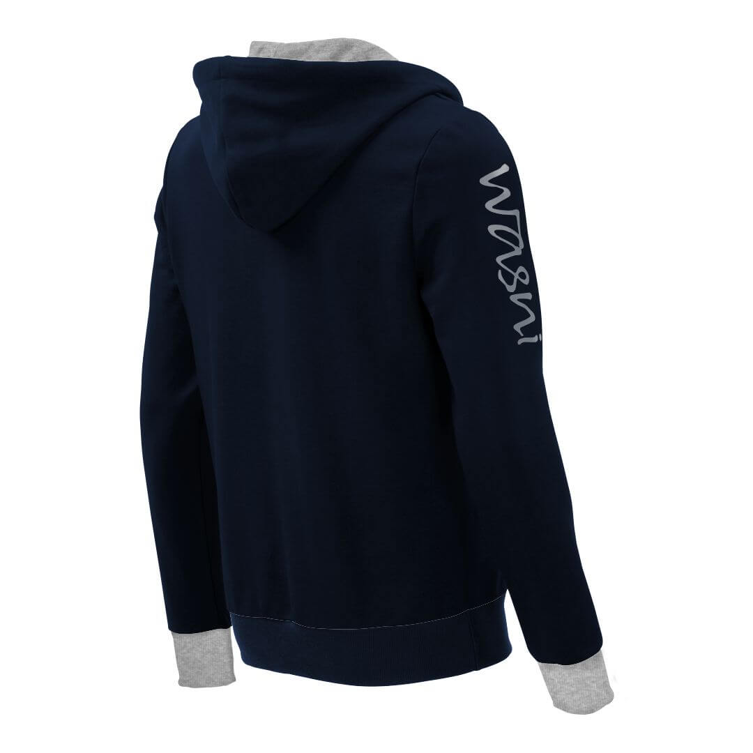 Kapuzenpullover mit Schalkragen_fairtrade_marineblau_AFLLDY_rueck