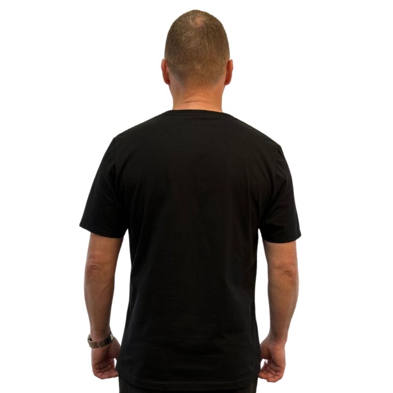 TShirt_schwarz_Männer_Biobaumwolle_aus Esslingen fair hergestellt GOTS