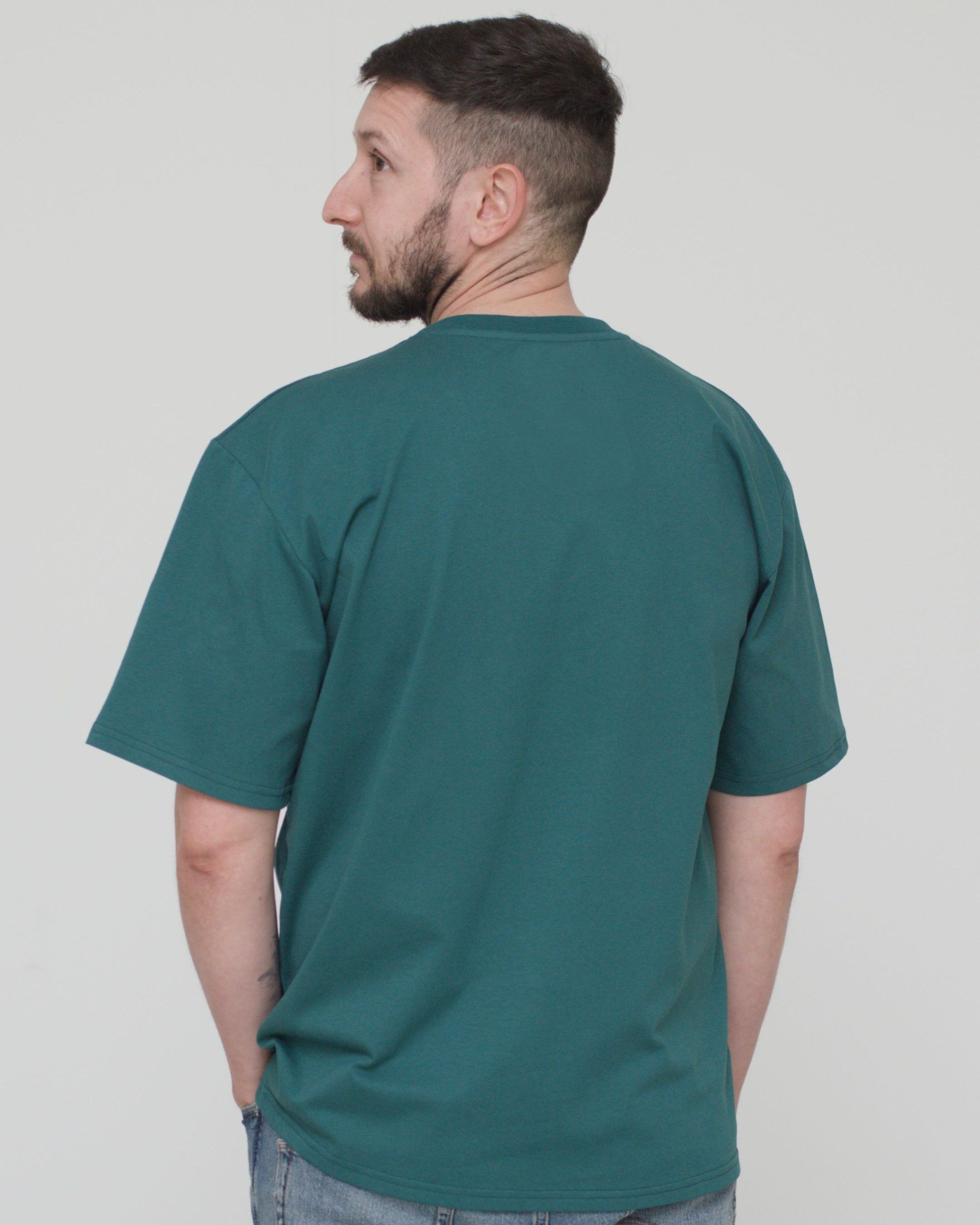 oversized_tshirt_unisex_petrol_mann_rueck01