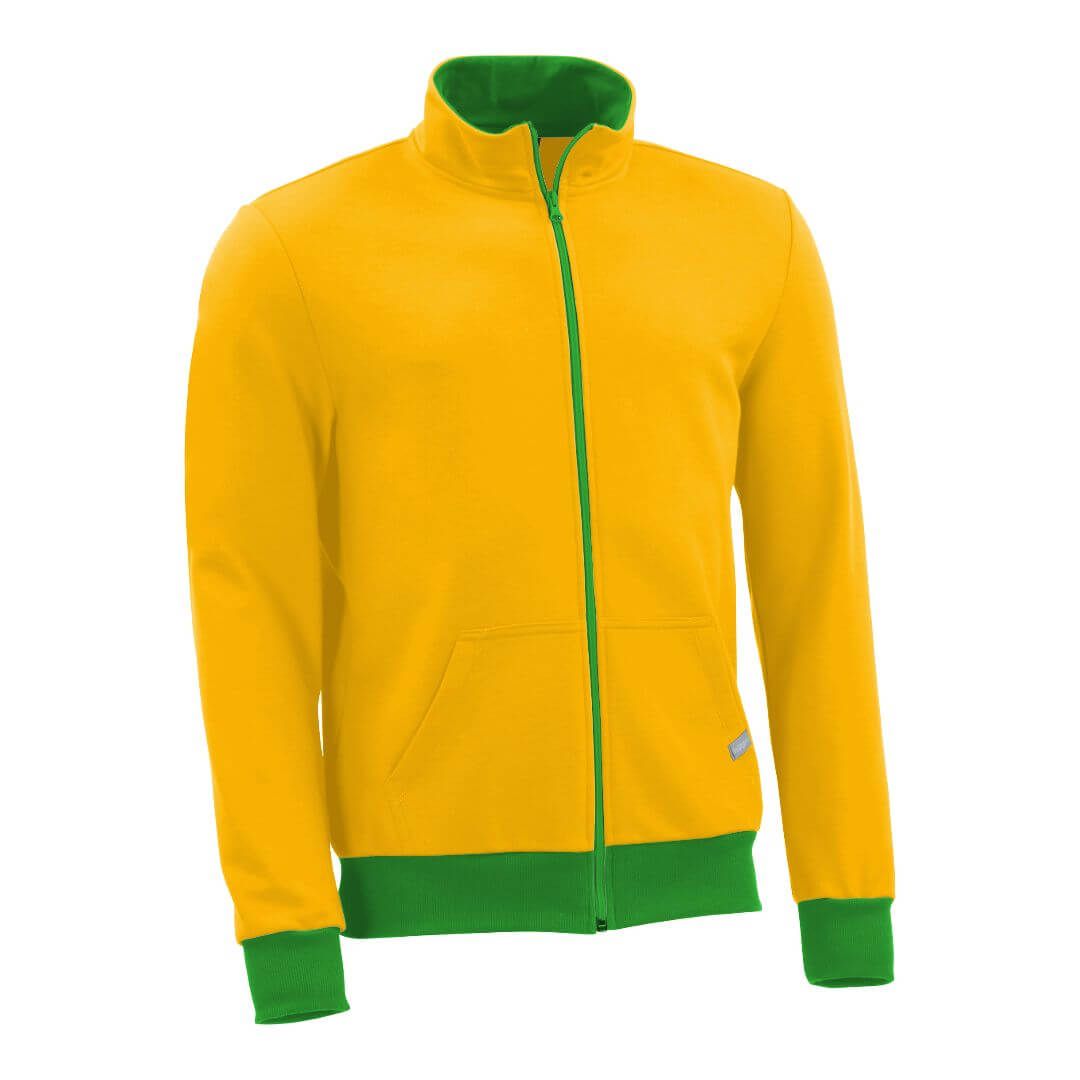 Sweatjacke_fairtrade_gelb_ZBFAH8_front