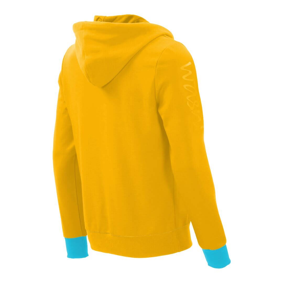 Kapuzenpullover mit Schalkragen_fairtrade_gelb_3HE086_rueck