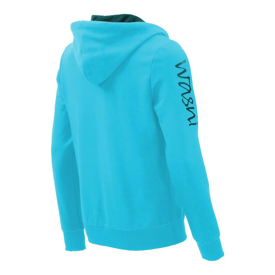 Kapuzenpullover mit Schalkragen_fairtrade_tuerkis_80NFXS_rueck