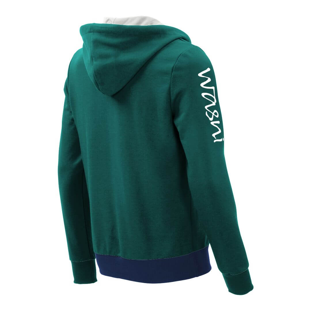 Kapuzenpullover mit Schalkragen_fairtrade_petrol_0DNGT2_rueck