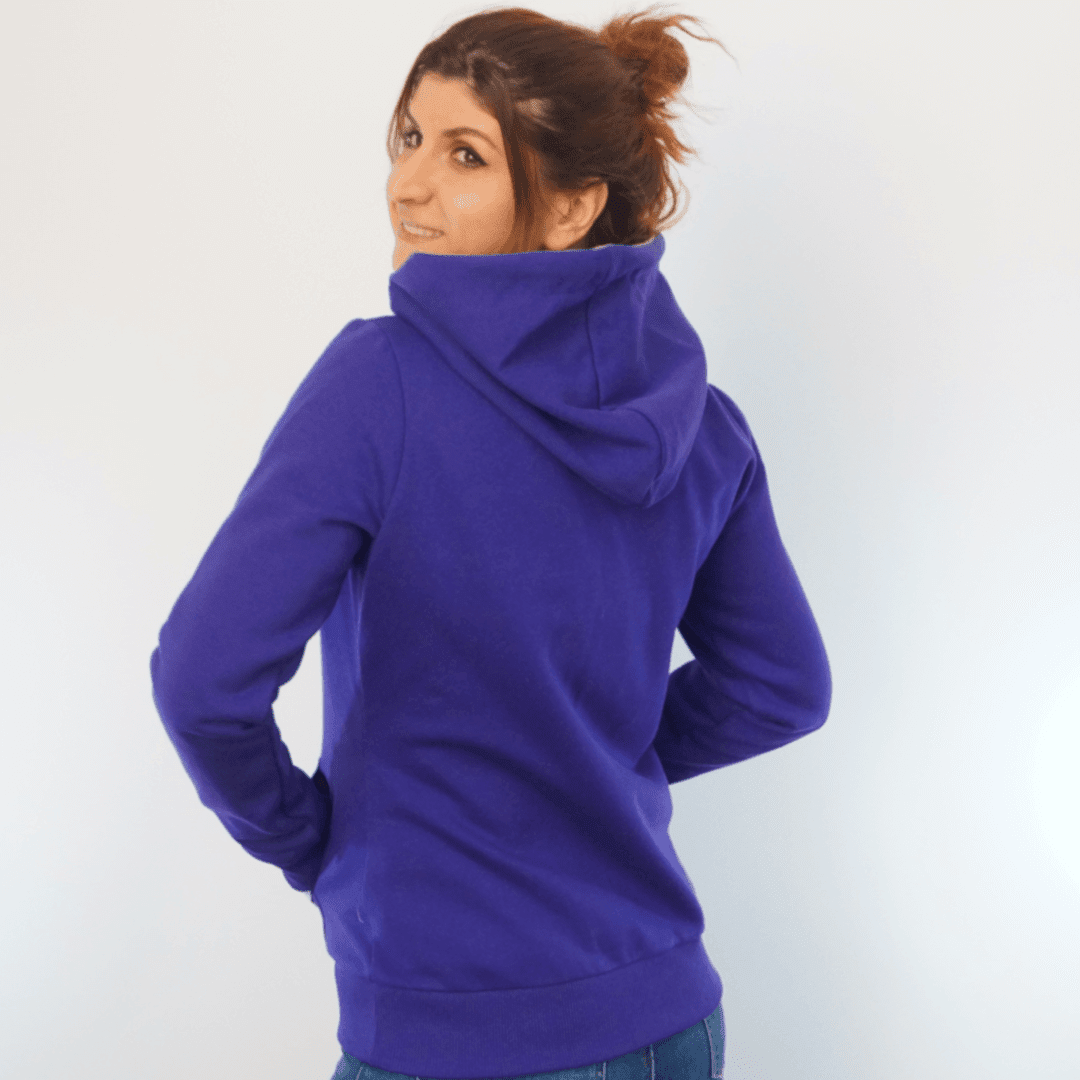 lila_mRV_rueck zip Hoodie fair fashion biobaumwolle öko slow fashion Hoodie